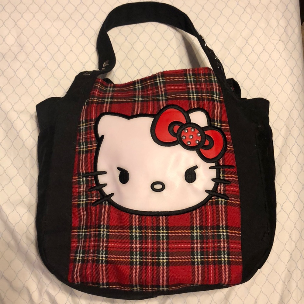 Hello Kitty Red Plaid purse